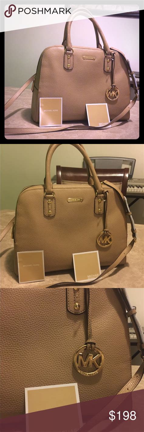 michael kors sandrine lg satchel leather|Michael Kors satchels.